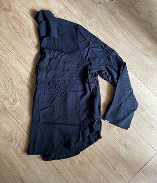 Camisa Negra Botones LEFTIES Talla XXL