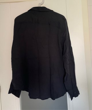 Camisa Negra Botones LEFTIES Talla XXL