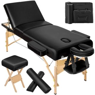 Set lettino da massaggio a 3 zone con 10 cm di imbottitura,