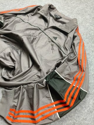 Adidas Track Jacket Bomber Parachute Y2K XL
