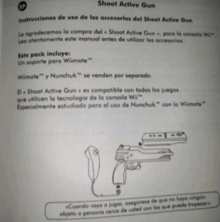 NUEVO. Pistola y Rifle Wii y WiiU