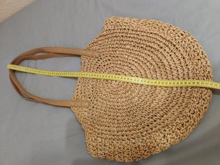 Bolso de hombro de verano tejido