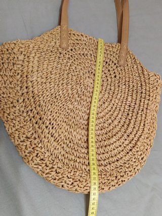 Bolso de hombro de verano tejido