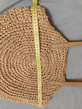 Bolso de hombro de verano tejido