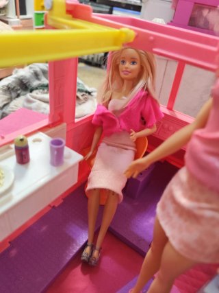 Lote camión rosa Barbie