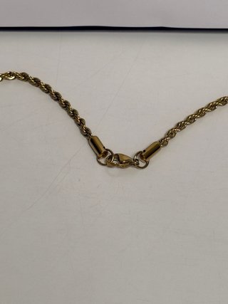 Collar Chanel Camelia y Cordón Dorado