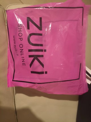 Portafoglio ZUIKI nero effetto coccodrillo