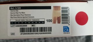 Slip Orliman para hernia inguinal Talla S