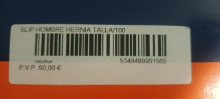 Slip Orliman para hernia inguinal Talla S