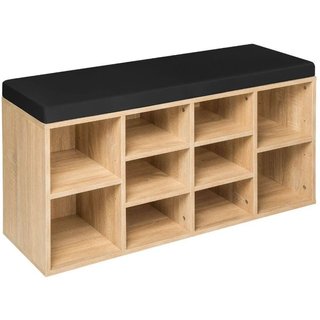 Scarpiera con seduta e cuscino 103,5 x 48 x 30 cm · Tessuto