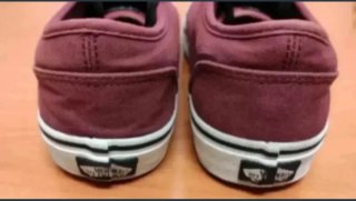 Zapatillas Vans granates talla 42