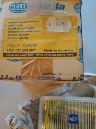 Faros Antiniebla Hella Amarillos coche clasico