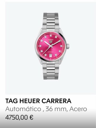 TAG HEUER CARRERA Automático 36mm Acero