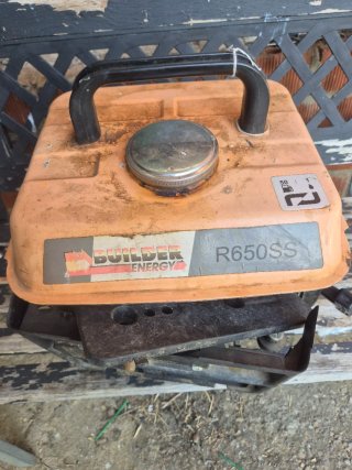 Generador eléctrico naranja. Para piezas