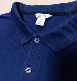 Polo Calvin Klein Talla XL Hombre Azul Marino