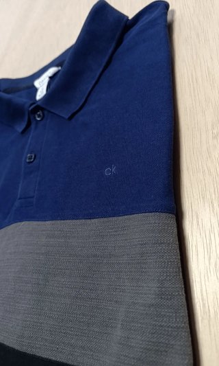 Polo Calvin Klein Talla XL Hombre Azul Marino