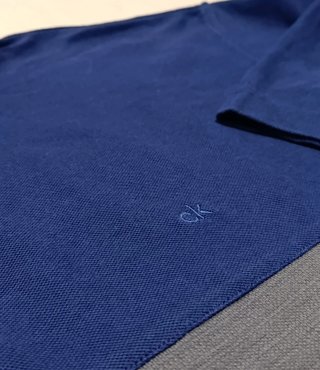 Polo Calvin Klein Talla XL Hombre Azul Marino
