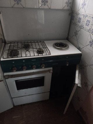 Cocina de gas con horno