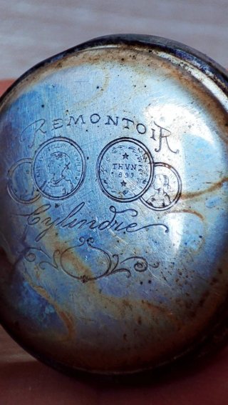 Orologio da tasca antico Remontoir Cylindre