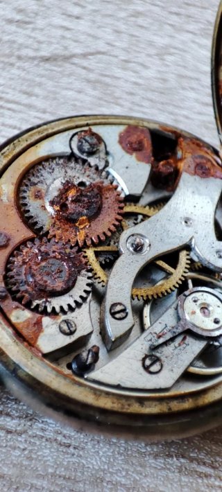 Orologio da tasca antico Remontoir Cylindre