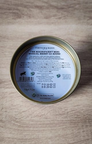Carillon scatola latta Fortnum & Mason del Musical