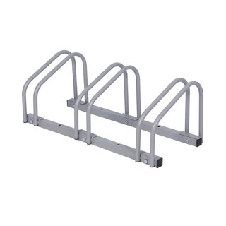 Wiltec | Rastrelliera per 3 bici metallo zincato 70x33x27cm