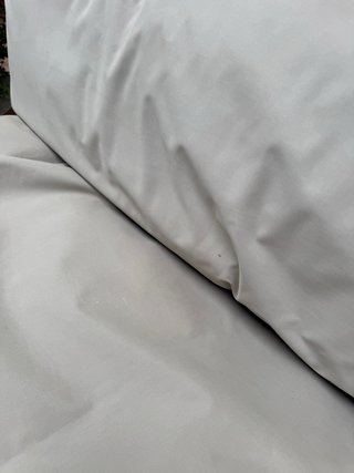 2 Set di Cuscini per Pallet da Esterno Grigi Impermeabili