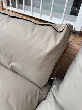 2 Set di Cuscini per Pallet da Esterno Grigi Impermeabili