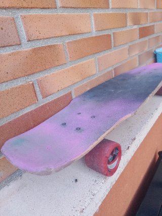 Skate Cruiser Rosa y Negro