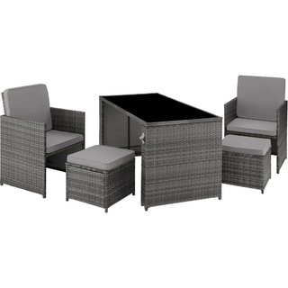 Salottino in rattan Palermo 2 + 2 + 1 · Sedie