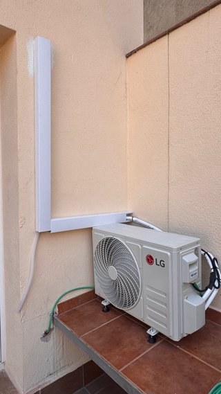 Instalación de aires acondicionado.