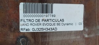 FILTRO DE PARTICULAS LAND ROVER EVOQUE SE Dynamic