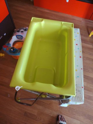 Bañera para bebé con soporte