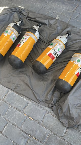 Botella composite vacía 6,8L