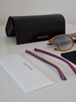 Gafas de sol Gucci marrones sin estrenar