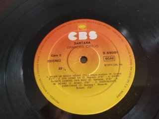 Santana Grandes Éxitos 1974 Vinilo