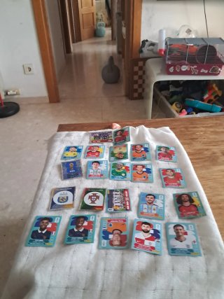 Colección cromos fútbol 22 jugadores top