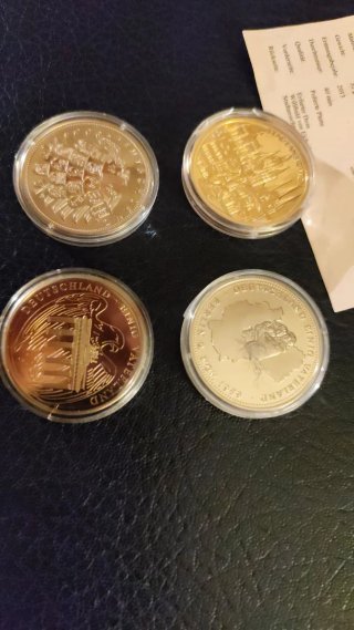 4 Monedas Conmemorativas Alemania