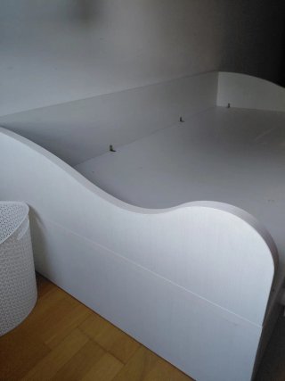 Cama 90  cm con cajones