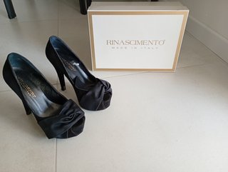Scarpe con tacco alto Rinascimento nere