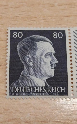 Sello del III Reich, nuevo, sin usar.