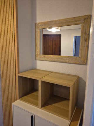Espejo Maison du Monde Madera y Cristal