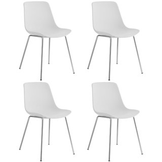 Sedie in plastica Mave, ergonomiche, 120 kg · Metallo