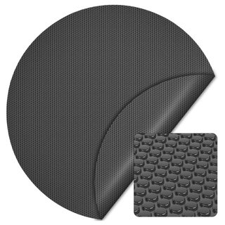 Wiltec | Copertura termica per piscina, nero · Plastica