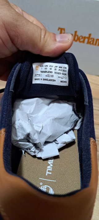 Scarpe Timberland Blu e Marroni