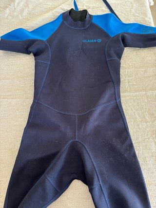 Traje neopreno niño Olaian azul