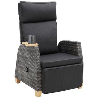 Poltrona in rattan Pescara con struttura in alluminio,