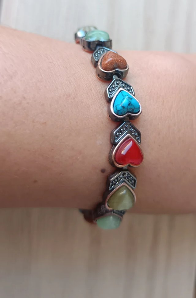 Pulsera terapéutica Corazón Cobre Magnética