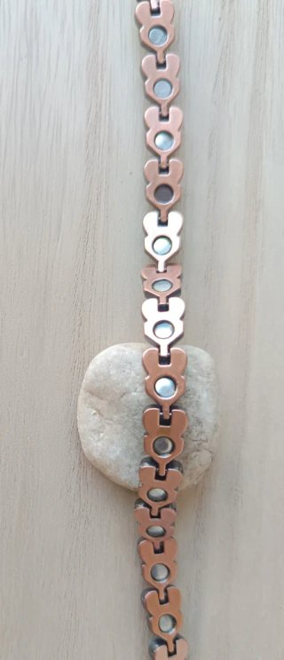 Pulsera terapéutica Corazón Cobre Magnética