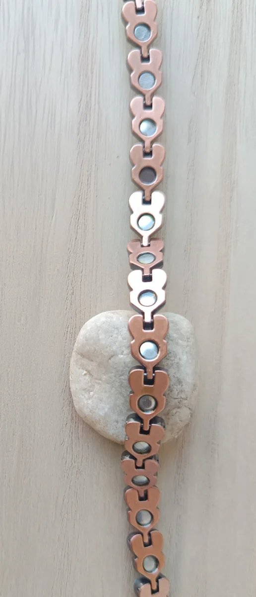 Pulsera terapéutica Corazón Cobre Magnética